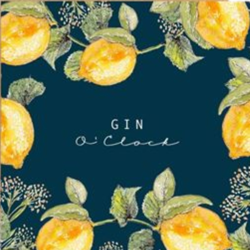 Gin ‘O’Clock Card