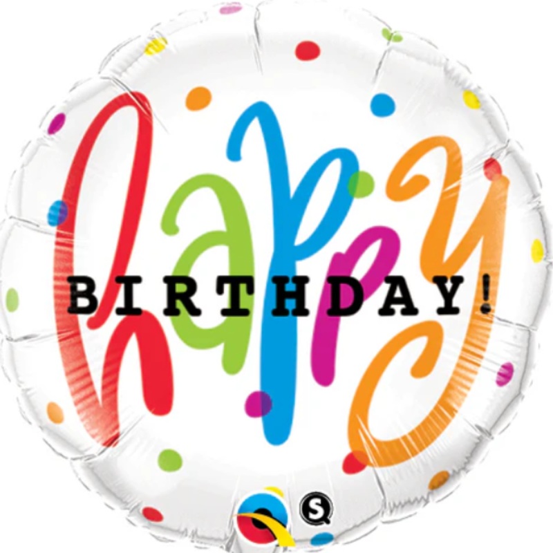 Happy Birthday Impact Balloon