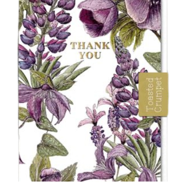 Thank You Foxglove Card