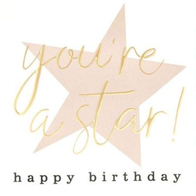 You’re A Star Card