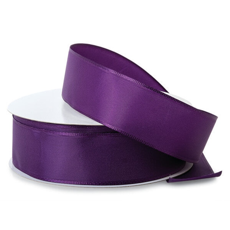 Eggplant Satin Ribbon